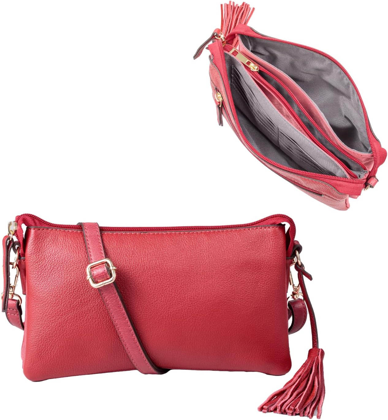 IMAI BAG Since 1977 QUAY 99366 Wallet Shoulder Wallet Bag, Genuine Leather, Women's Pouch, Cowhide Leather