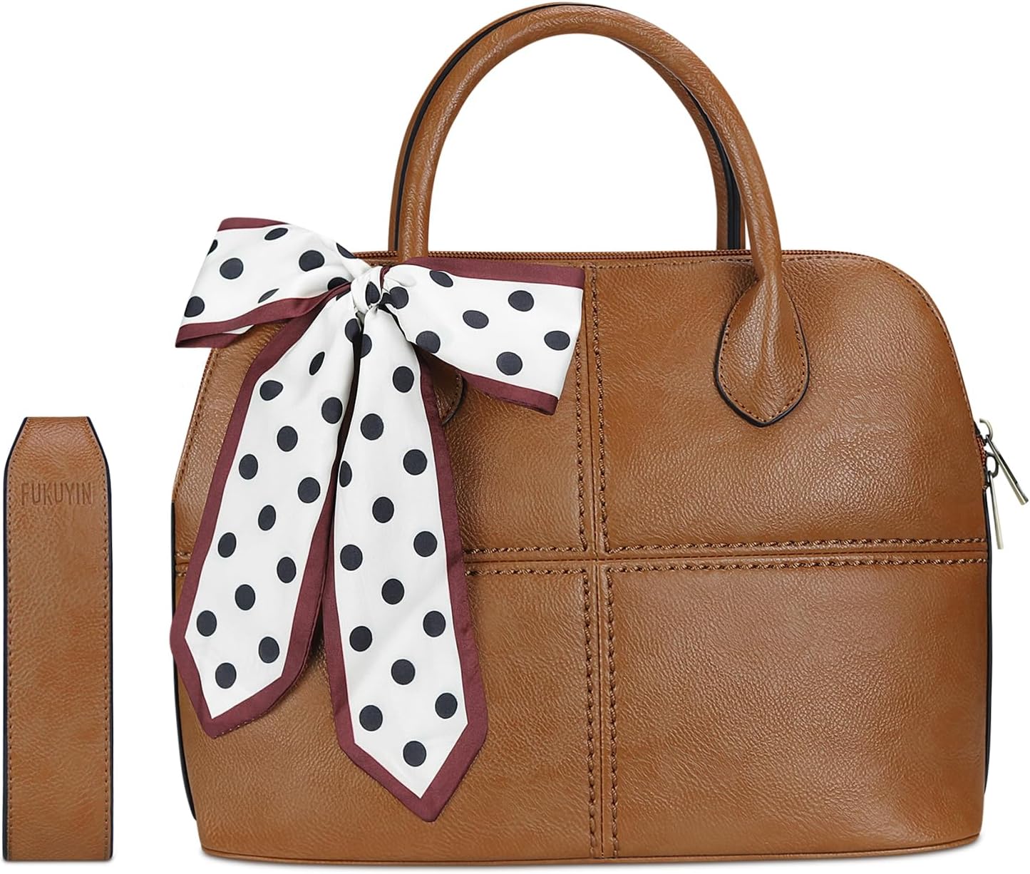 Fukuyin Women's Handbag, Tote Bag, Shoulder Bag, Small, Commuting, Handbag for Women, Hand-held Bag, Business, Popular, Length Adjustable, Gift, Christmas, Color Transition