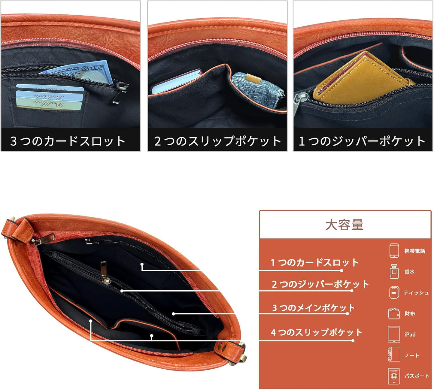 KITATU Shoulder Bag for Women, Tote Bag, Crossbody Bag, Handbag, Shoulder Bag, Bag, Crossbody, 2-Way, Stylish, Large Capacity, Soft, Simple, Casual, Hand-held, Popular, for Work