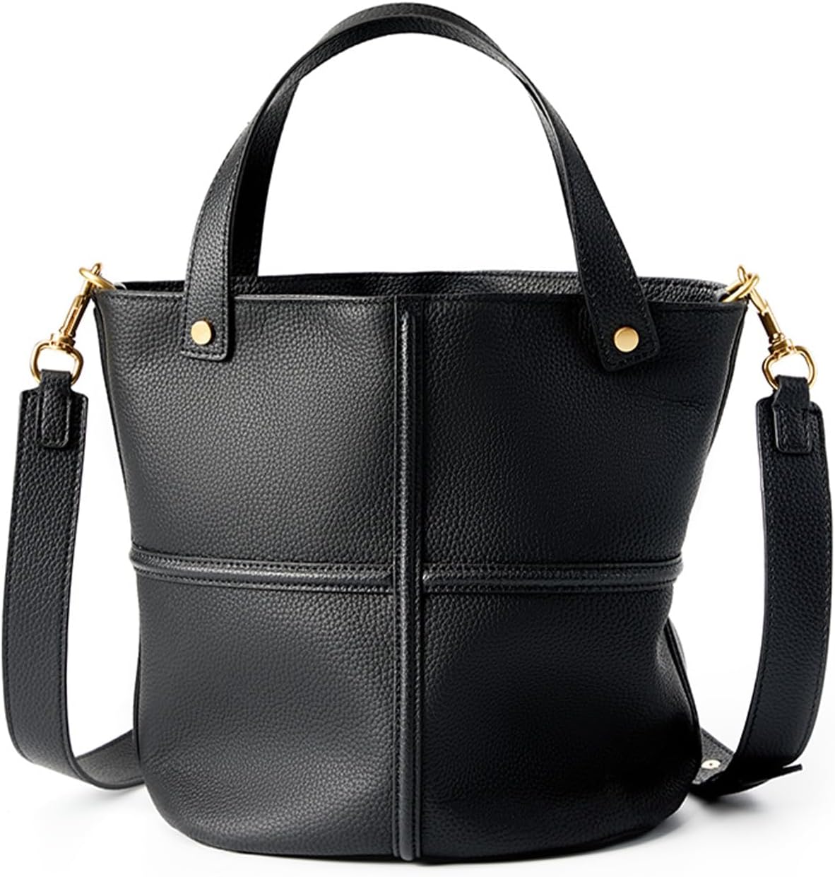 MFFOR Shoulder Bag High-Quality Genuine Leather Women's 2-Way Handbag Large Capacity High-End Casual Simple Stylish Diagonal Carry Shoulder Hand-Held Popular Commuting