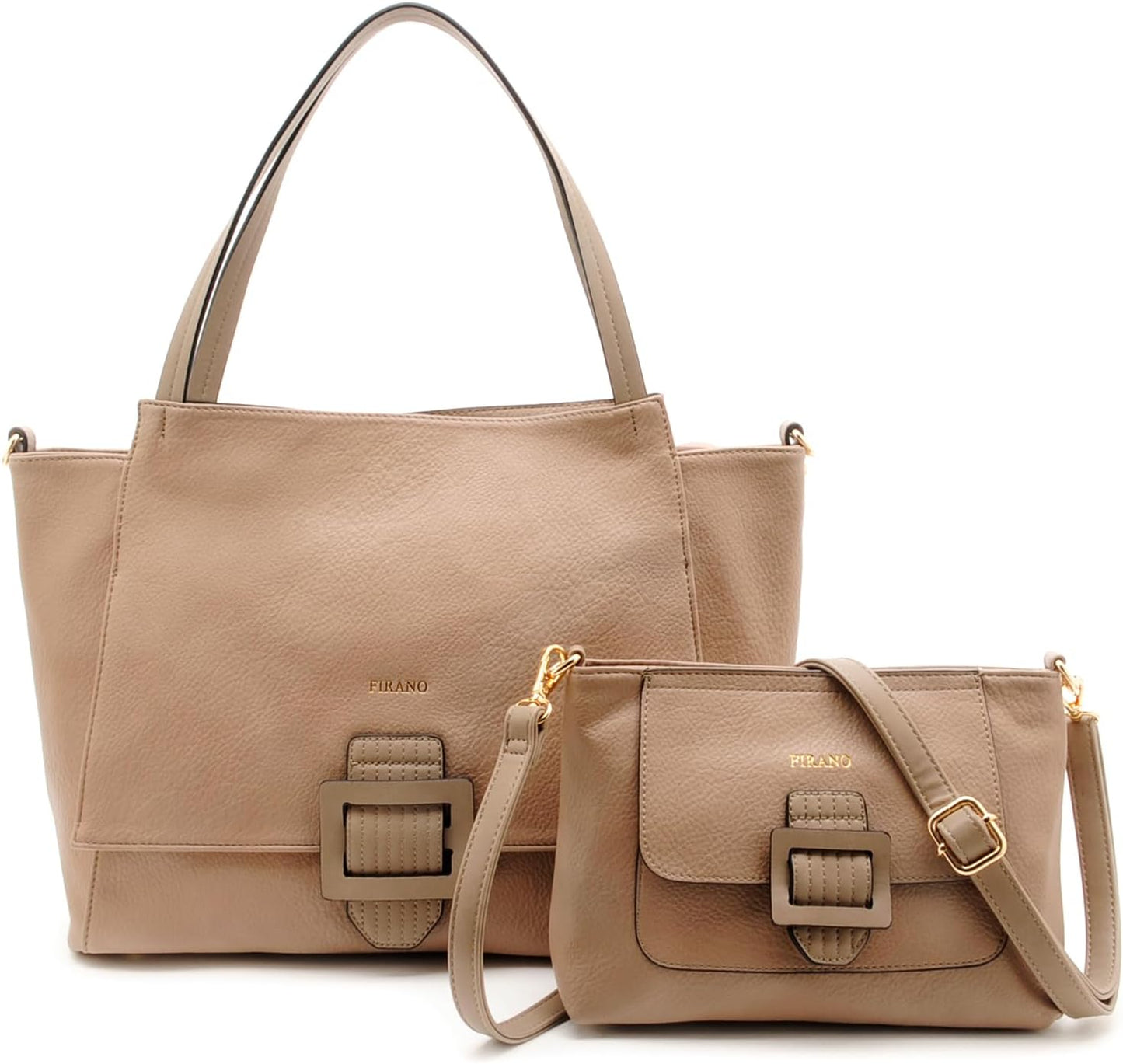 402398 Tote Bag & Shoulder Bag Set with Buckle, Women's, Filano, Work, Business Bag, Large Tote Bag, Actress Tie Up Magazine, 2-Piece Set, Large Size