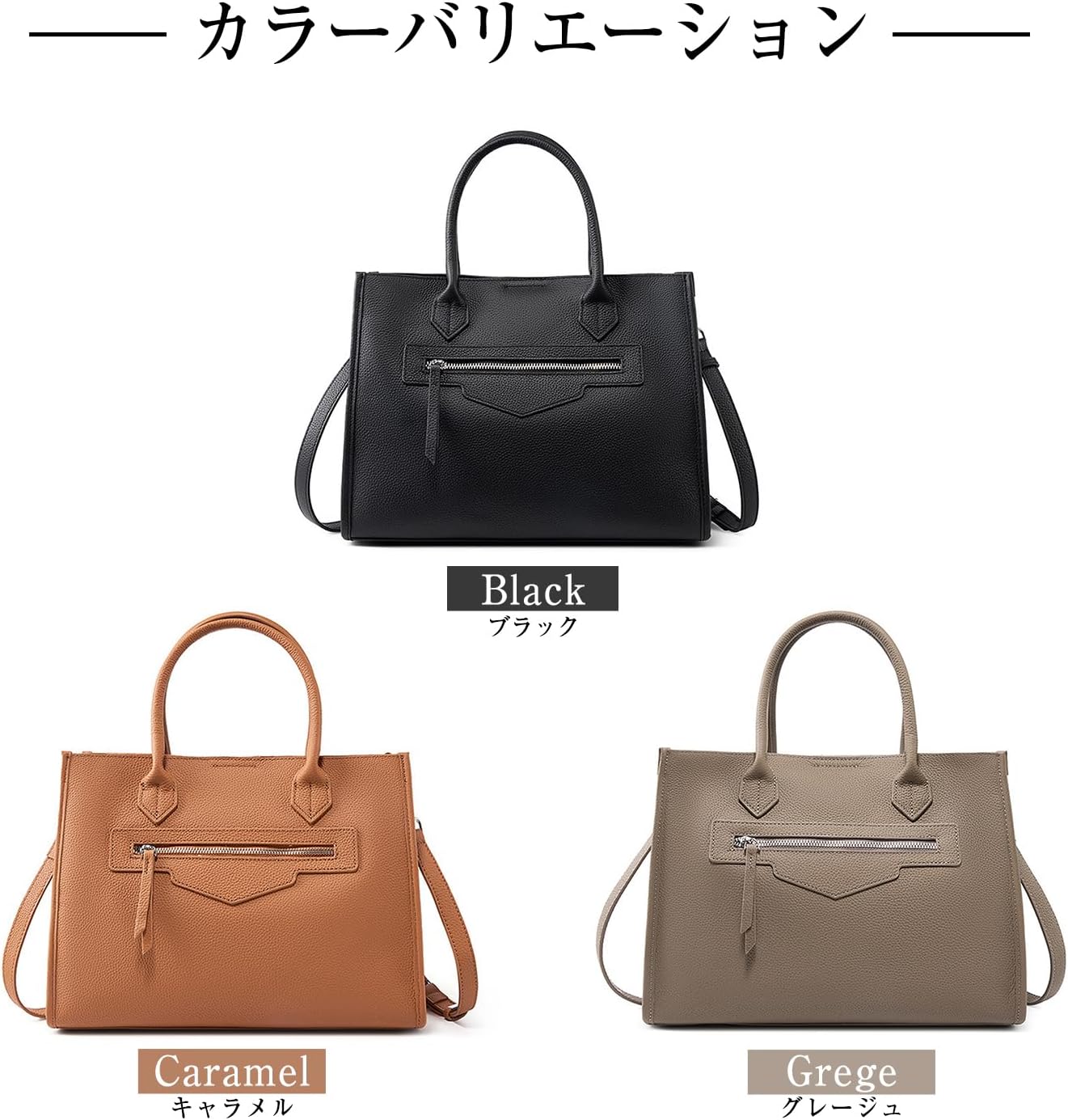 MFFOR Genuine Leather Women's 2-Way Commuting Bag Shoulder Bag with Studded Bottom Large Capacity Square Elegant Business Soft Handbag Hand-held Diagonal Shoulder Strap Casual Popular Crossbody Bag