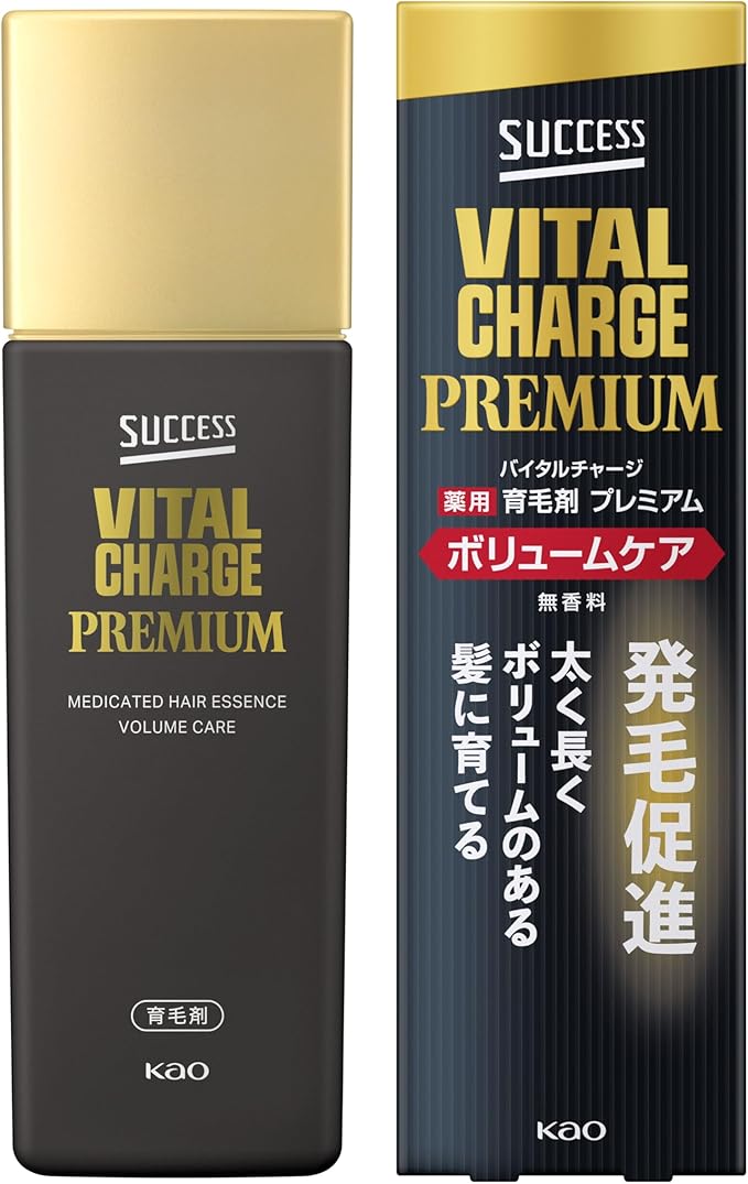 Success Vital Charge Medicated Hair Growth Premium 6.8 fl oz (200 ml), Promotes Hair Growth, Fragrance-Free