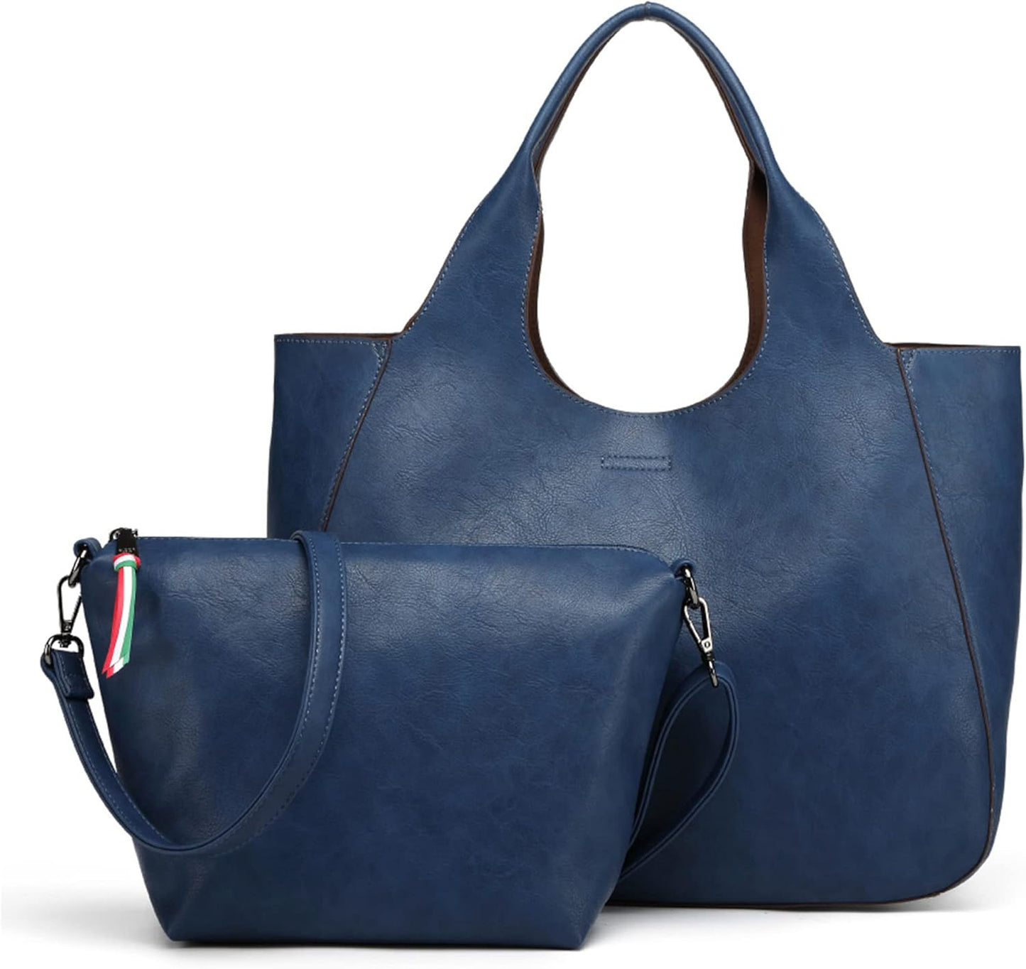 Gusio Basic 120486 Women's 3-Way Tote Bag x Shoulder Bag in Bag Set, PU Leather, Lightweight, A4 Compatible