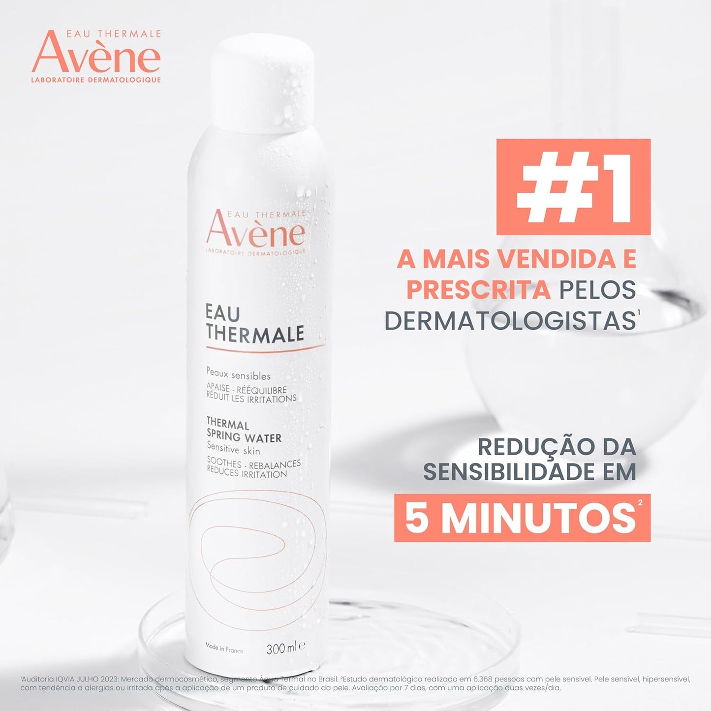 Avene Water Mini Size, 1.7 fl oz (50 ml)