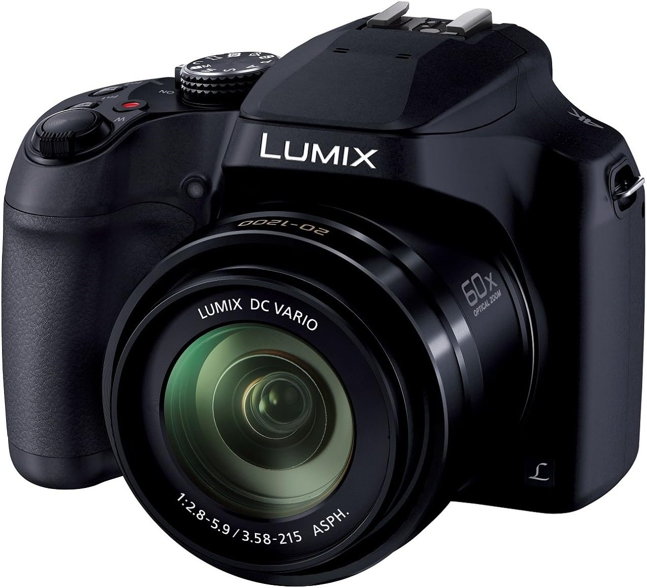 Refurbished Panasonic Lumix FZ85 Digital Camera, Black, DC-FZ85-K (Refurbished)