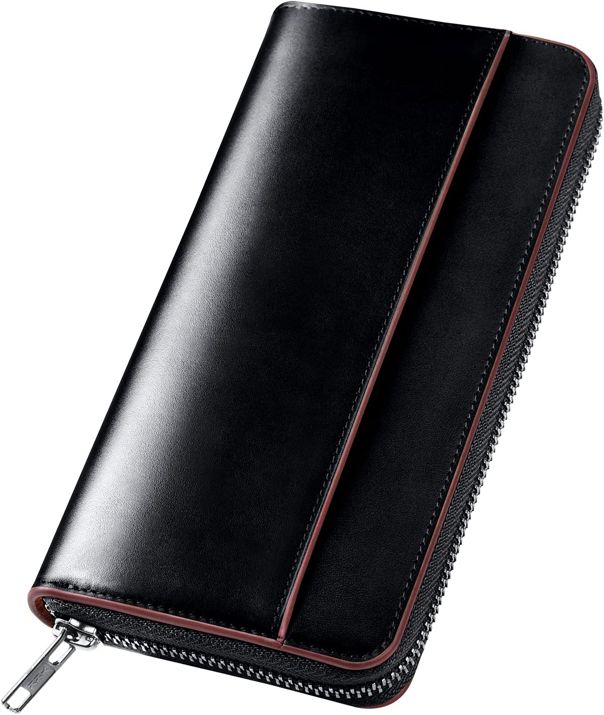 Wallet, Men's, Tochigi Leather, Long Wallet, Genuine Leather, Large Capacity, YKK Zipper, Made by Top Craftsmen, Women's Wallet, Cowhide Leather, Coin Purse, Compact, Simple, Plain, For Men