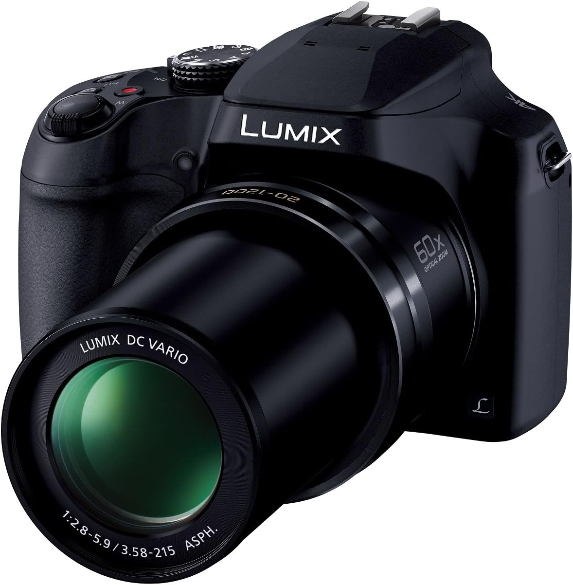 Refurbished Panasonic Lumix FZ85 Digital Camera, Black, DC-FZ85-K (Refurbished)