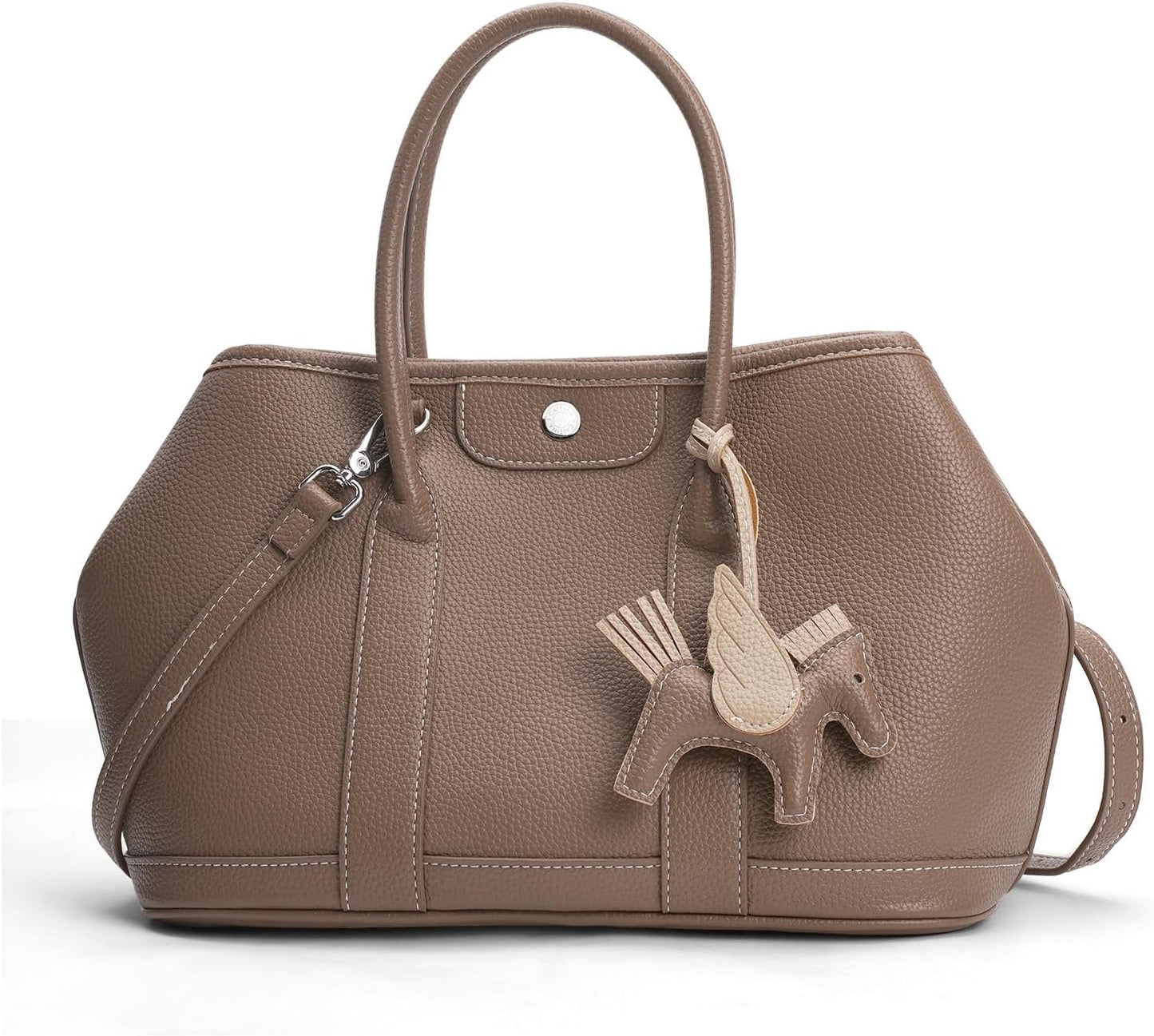 Women's Tote Bag, Handbag, Leather, Large Capacity, A4 Compatible, Lightweight, 2-Way, Shoulder Bag, Commuting, Office, Casual, Easy to Use, Fashionable, Popular, Soft, Business Bag, Shoulder