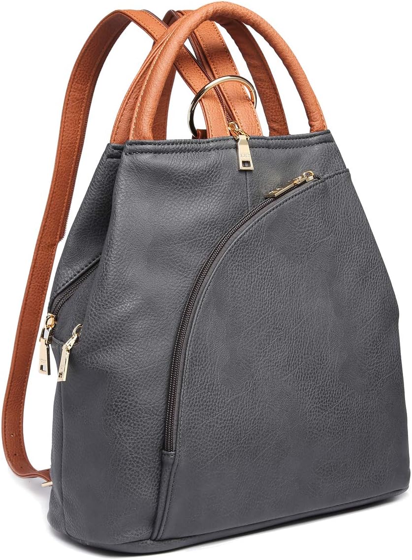 Guscio Basic 120406 Leather-like 3-Way Bag, Backpack x Shoulder Bag x Handbag, Women's, Stylish, Multifunctional
