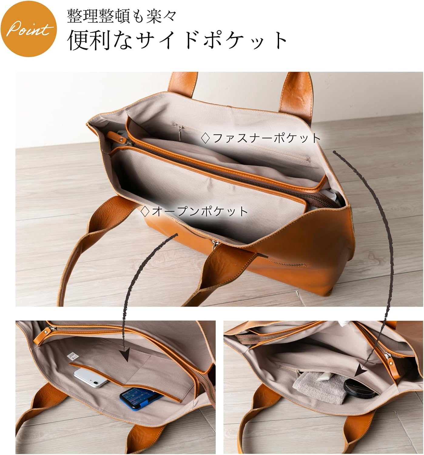 IMAI BAG since 1977 GENOVA 2834 Genuine Leather Tote Bag Handbag Shoulder Bag Made in Japan