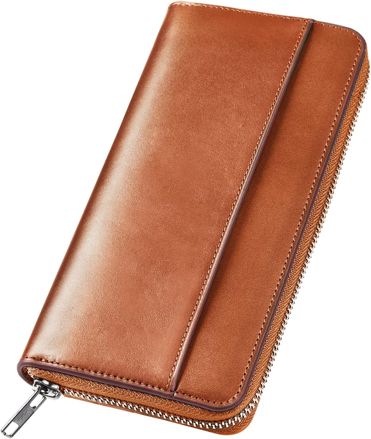 Wallet, Men's, Tochigi Leather, Long Wallet, Genuine Leather, Large Capacity, YKK Zipper, Made by Top Craftsmen, Women's Wallet, Cowhide Leather, Coin Purse, Compact, Simple, Plain, For Men