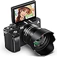 Digital Camera, 5K 80 Megapixels, SLR Camera, Wi-Fi Function, Auto Focus/Macro Shooting, Digital Camera, 18x Digital Zoom, App Controlled, Screen, 4.0 Inches, IPS, Touch Screen, Selfie, 32GB Micro SD
