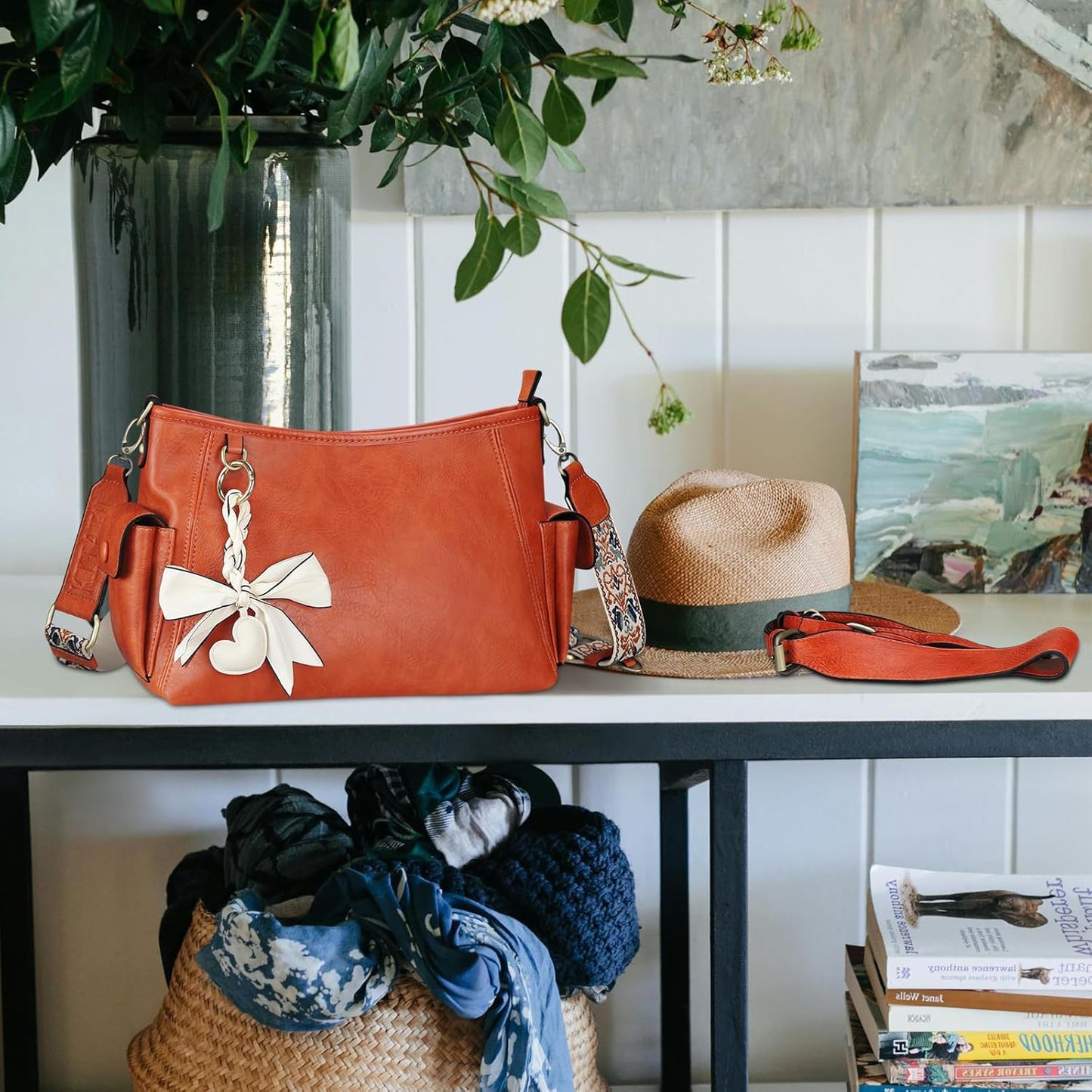 KITATU Shoulder Bag for Women, Tote Bag, Crossbody Bag, Handbag, Shoulder Bag, Bag, Crossbody, 2-Way, Stylish, Large Capacity, Soft, Simple, Casual, Hand-held, Popular, for Work