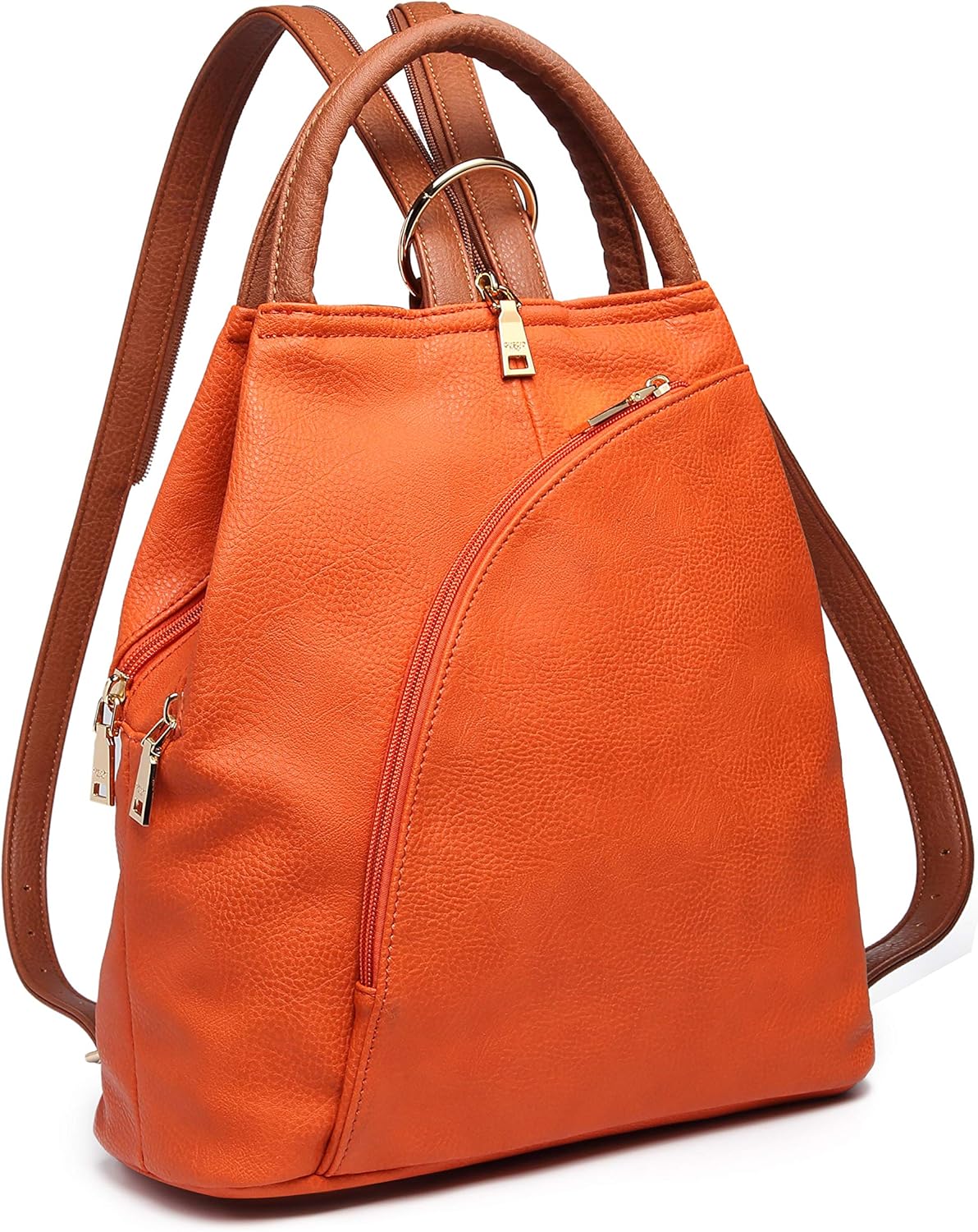 Guscio Basic 120406 Leather-like 3-Way Bag, Backpack x Shoulder Bag x Handbag, Women's, Stylish, Multifunctional