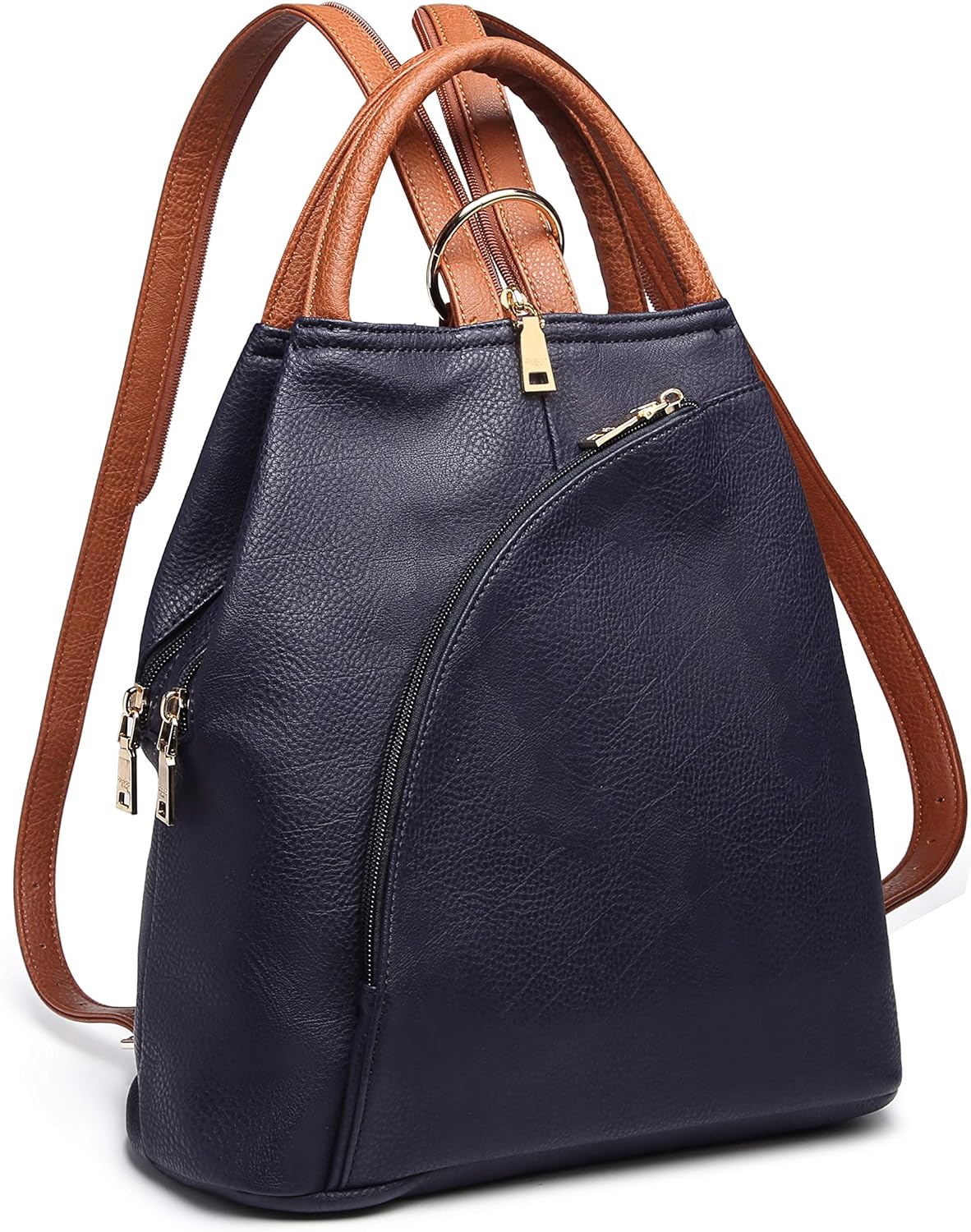 Guscio Basic 120406 Leather-like 3-Way Bag, Backpack x Shoulder Bag x Handbag, Women's, Stylish, Multifunctional