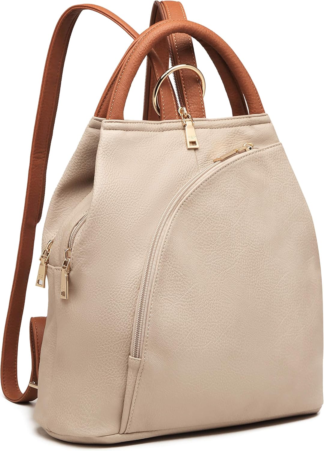 Guscio Basic 120406 Leather-like 3-Way Bag, Backpack x Shoulder Bag x Handbag, Women's, Stylish, Multifunctional
