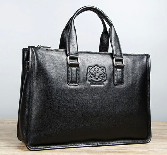 Briefcase Business Bag High quality Genuine Leather
