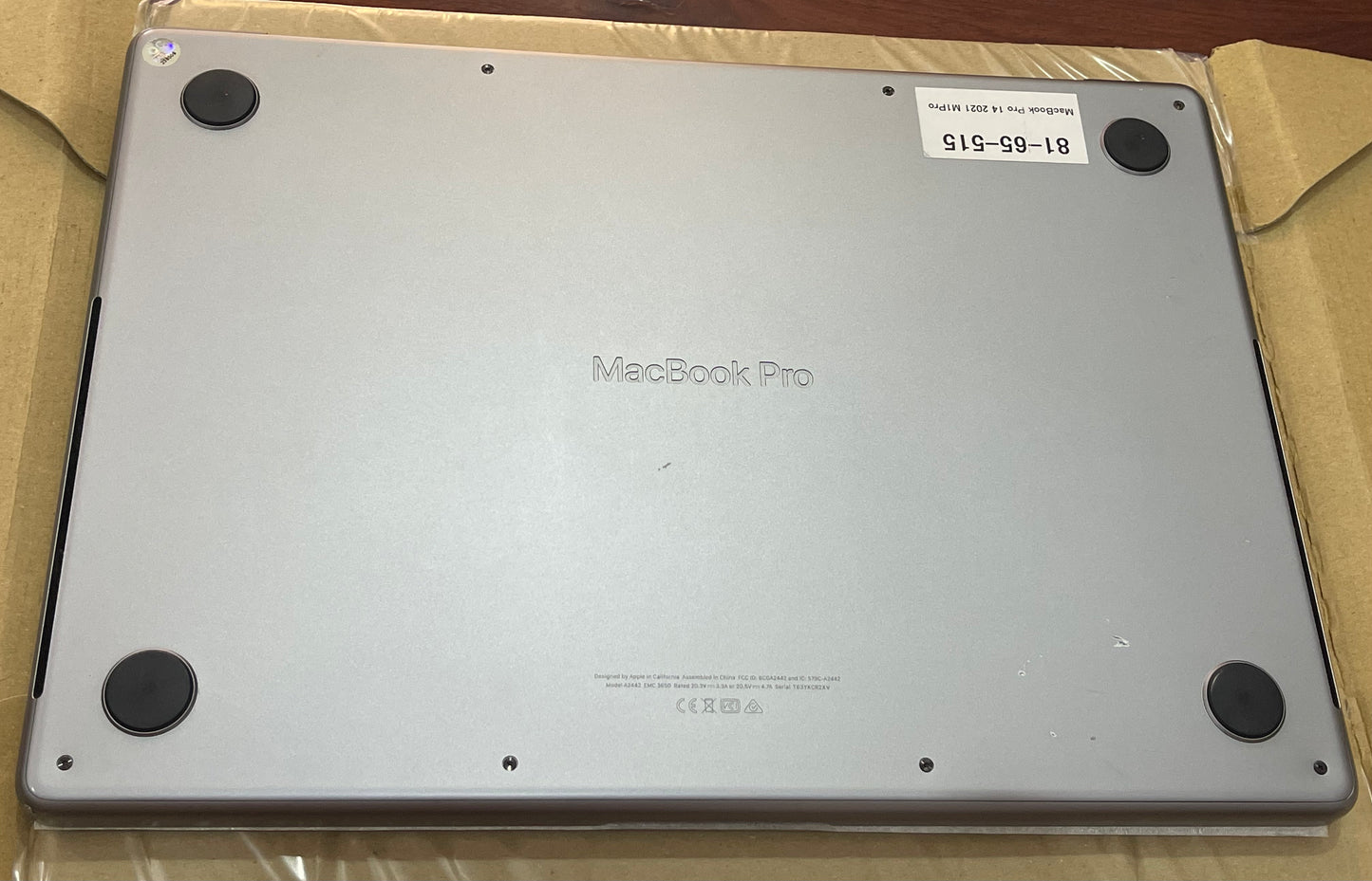 MacBook Pro CPU M1 Pro 14 inch