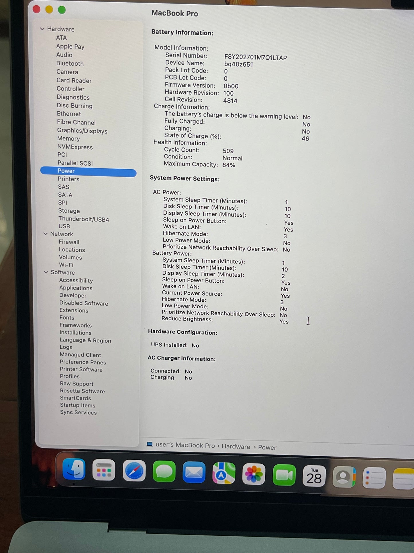 MacBook Pro CPU M1 Pro 14 inch